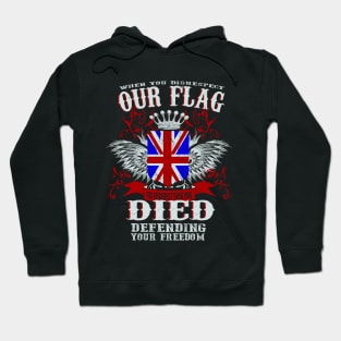 WHEN YOU DISRESPECT OUR FLAG Hoodie
